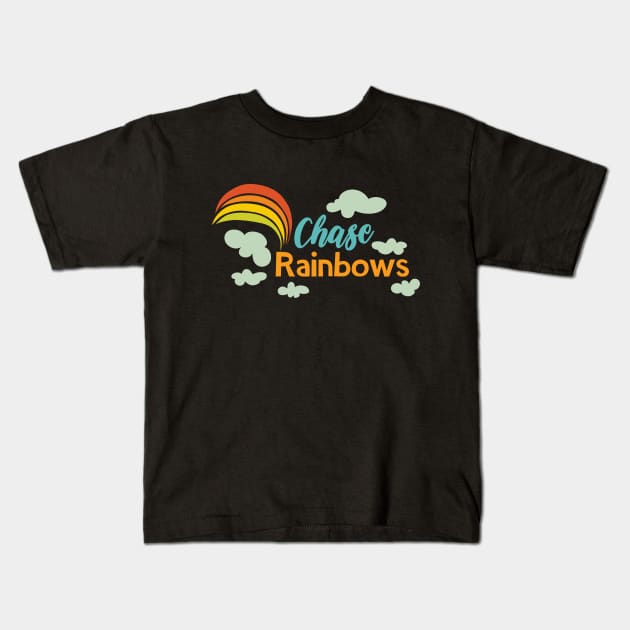 Chase Rainbows Kids T-Shirt by unique_design76